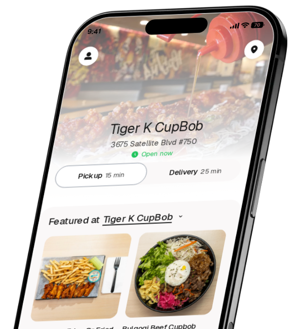 Tiger K CupBob app preview