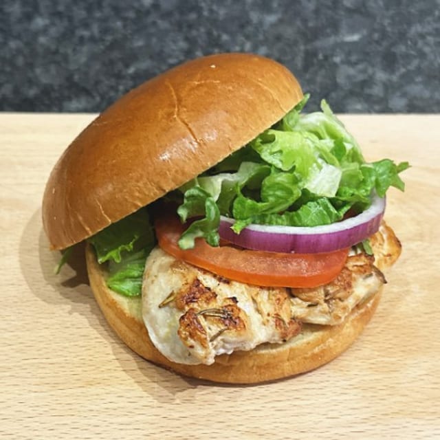 Grilled Chicken Burger.